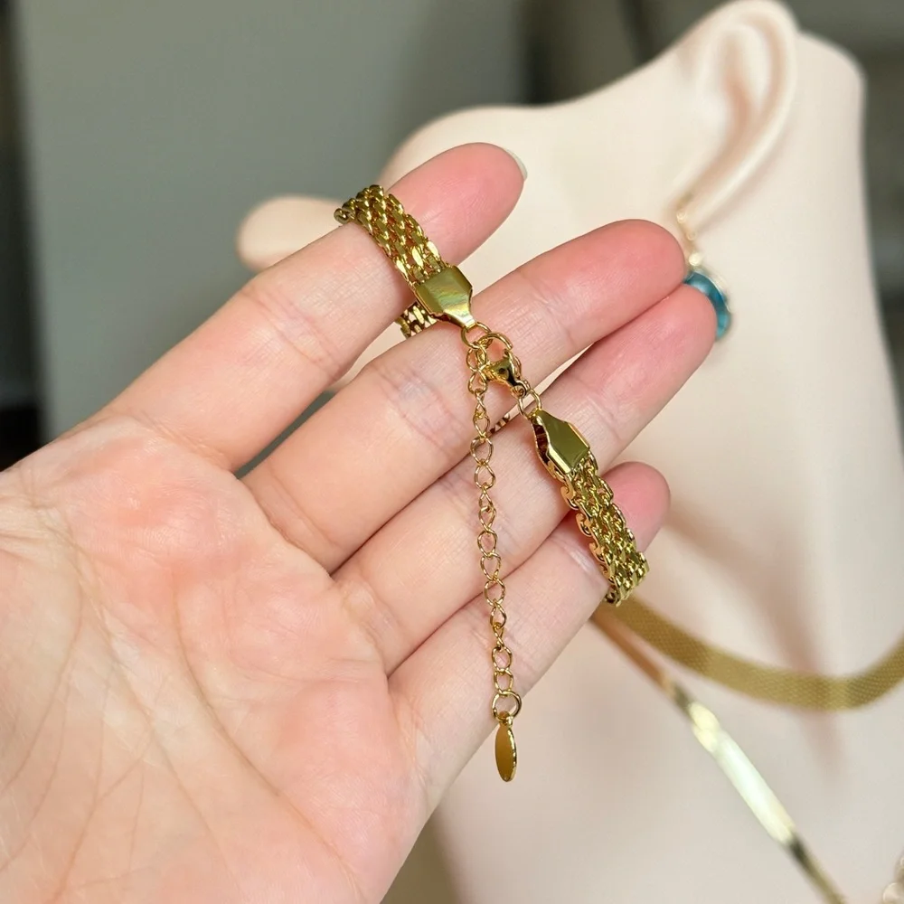Gold-Tone Multi-Link Bracelet